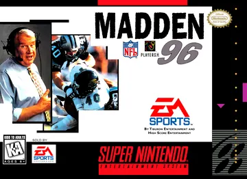 Madden NFL '96 box art