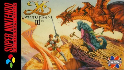 Ys III: Wanderers from Ys box art